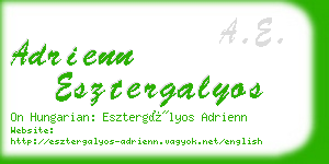 adrienn esztergalyos business card